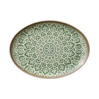 Heart & Soul, Soulmate : Jade - Platte oval coup, 32 x 24 cm Heart & Soul, Soulmate : Jade - Platte oval coup, 32 x 24 cm