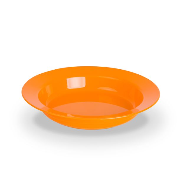Teller tief PC, uni, orange, D: 19 cm/ 0,35 ltr.