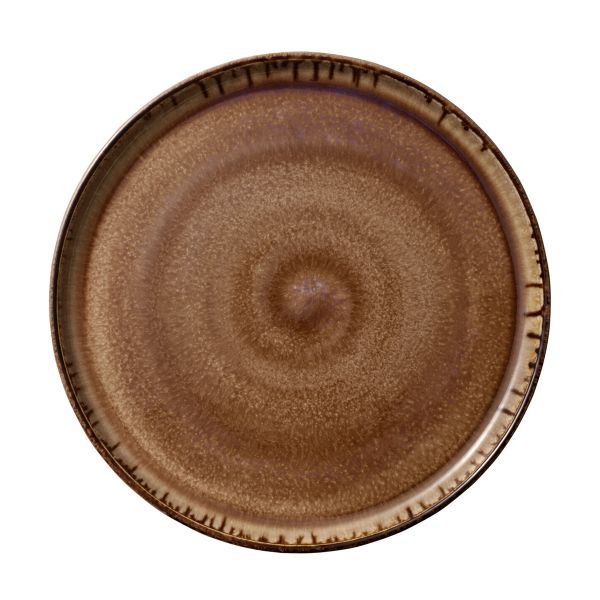 Heart & Soul, Perfect Match : Oyster - Teller flach rund hoher Rand 27 cm