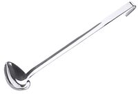 Gießlöffel, quer, für Linkshänder, Edelstahl, I: 0,075 ltr., 7 x 10 cm, Stiellänge: 37 cm Gießlöffel, quer, für Linkshänder, Edelstahl, I: 0,075 ltr., 7 x 10 cm, Stiellänge: 37 cm