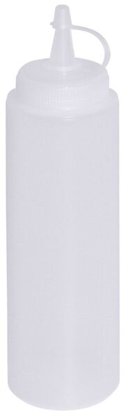 Quetschflasche neutral, I: 0,25 ltr., D: 5 cm, H: 19 cm, PE