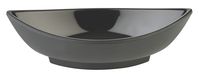 Schale / Schiffchen MINI 12,5 x 5,5 cm, H: 4 cm, Melamin, anthrazit, 0,06 ltr. Schale / Schiffchen MINI 12,5 x 5,5 cm, H: 4 cm, Melamin, anthrazit, 0,06 ltr.