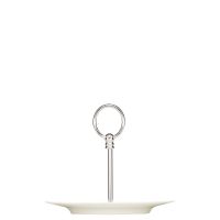 Bauscher, Purity - Etagere 1-fach mit Teller rund Fahne 22,5 cm, bonewhite, uni, 22,5 cm Bauscher, Purity - Etagere 1-fach mit Teller rund Fahne 22,5 cm, bonewhite, uni, 22,5 cm