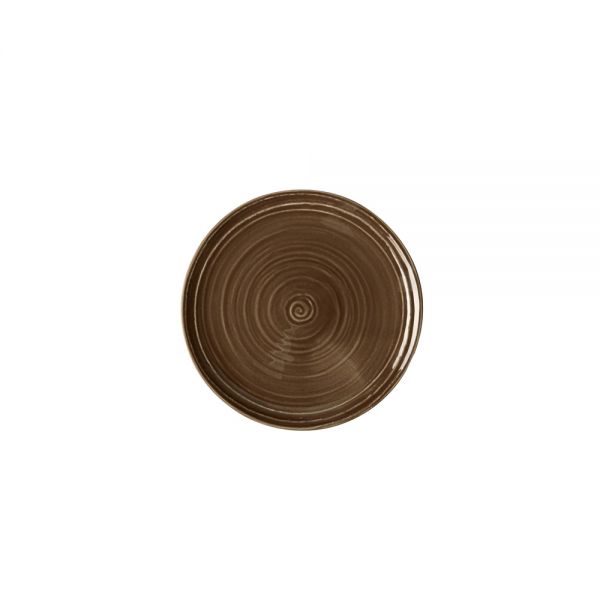 Seltmann Weiden, Terra : Erdbraun - Brotteller rund, 17,5 cm