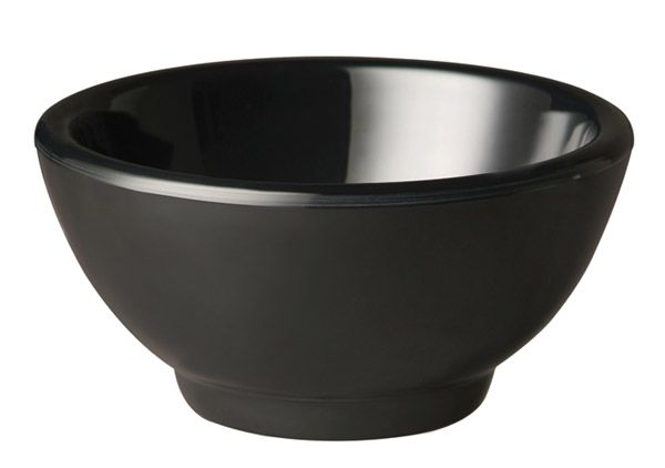 Schale PURE, D: 5,5 cm, H: 4 cm, Melamin, schwarz, 0,02 ltr.