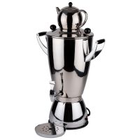 Samowar 12 Liter, Edelstahl, Polyamid, Alu-Druckguss, Keramik, 42 x 26 x 75 cm Samowar 12 Liter, Edelstahl, Polyamid, Alu-Druckguss, Keramik, 42 x 26 x 75 cm
