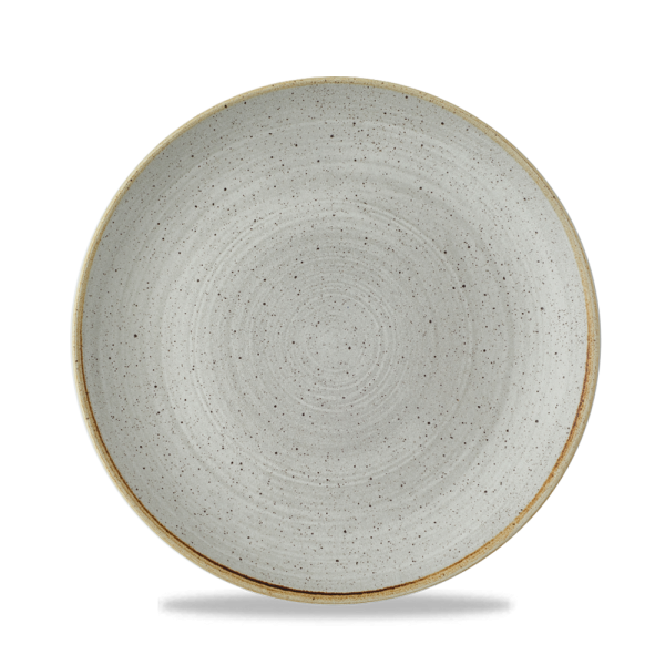 Churchill, Stonecast Raw : Grey Vellum - Teller flach Coup, 21,7 cm