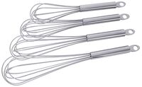 Rührbesen, 10 Drähte, Verstärkungsring, Edelstahl, L: 40 cm, D: 2,5 mm, Stiel: 11 cm Rührbesen, 10 Drähte, Verstärkungsring, Edelstahl, L: 40 cm, D: 2,5 mm, Stiel: 11 cm
