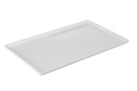 Tablett GN 1/1 FLOAT 53 x 32,5 cm, H: 3 cm, Melamin, weiss Tablett GN 1/1 FLOAT 53 x 32,5 cm, H: 3 cm, Melamin, weiss