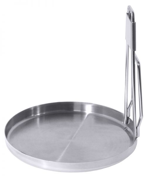 Menagengestell, unbestückt, Klemmvorrichtung, Edelstahl, D: 13 cm, H: 16,5 cm