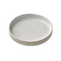 Playground, Steinzeug - NARA Weiss : Teller tief rund hoher Rand , Relief, 24 cm/ 1,3 ltr. Playground, Steinzeug - NARA Weiss : Teller tief rund hoher Rand , Relief, 24 cm/ 1,3 ltr.