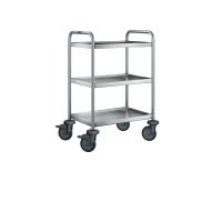 Servierwagen SW 6 X 4-3, 3 Borde 60 x 40 cm, max. 80 kg/ Bord, Trgf.: 120 kg, LxBxH: 70 x 50 x 95 cm Servierwagen SW 6 X 4-3, 3 Borde 60 x 40 cm, max. 80 kg/ Bord, Trgf.: 120 kg, LxBxH: 70 x 50 x 95 cm
