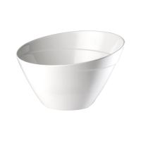 Schale FRIENDLY, PET, uni, weiss, D: 21 cm, H: 13 cm, I: 1,5 ltr. Schale FRIENDLY, PET, uni, weiss, D: 21 cm, H: 13 cm, I: 1,5 ltr.