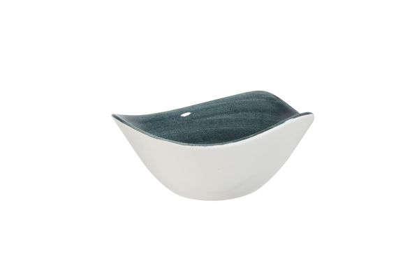 Churchill, Stonecast Patina : Rustic Teal - Schale dreieckig, 15,3 cm/ 0,26 ltr.