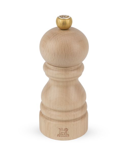 Peugeot : Paris - Salzmühle, manuelle Buchenholz-Mühle, Größe: 12 cm, Farbe: natur