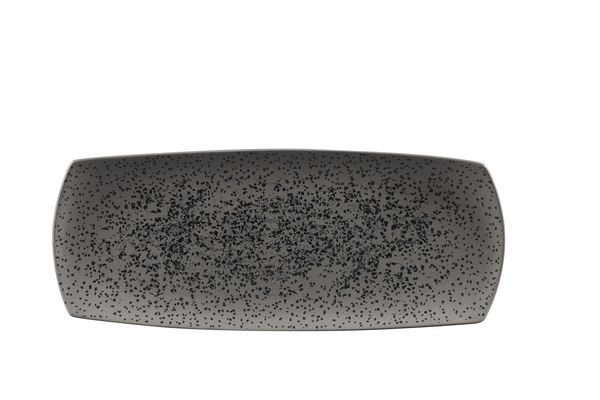 Churchill, Menu Shades : Caldera Flint Grey - Platte rechteckig 35,5 x 14 cm