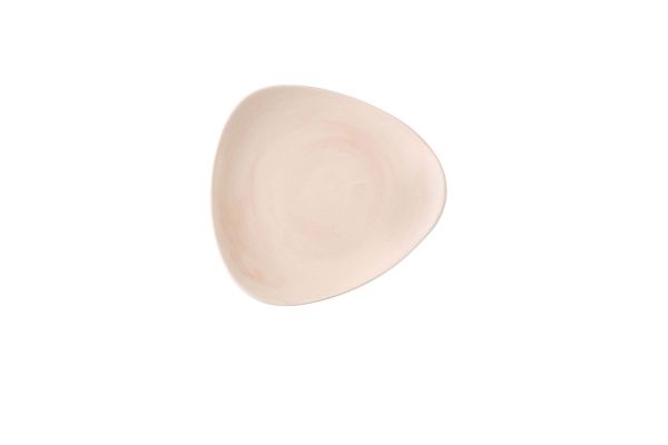Churchill, Stonecast Canvas : Coral - Teller flach dreieckig, 24,5 cm