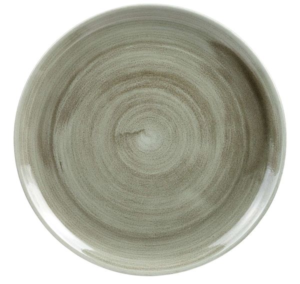 Churchill, Stonecast Patina : Burnished Green - Teller flach Coup, 28,8 cm