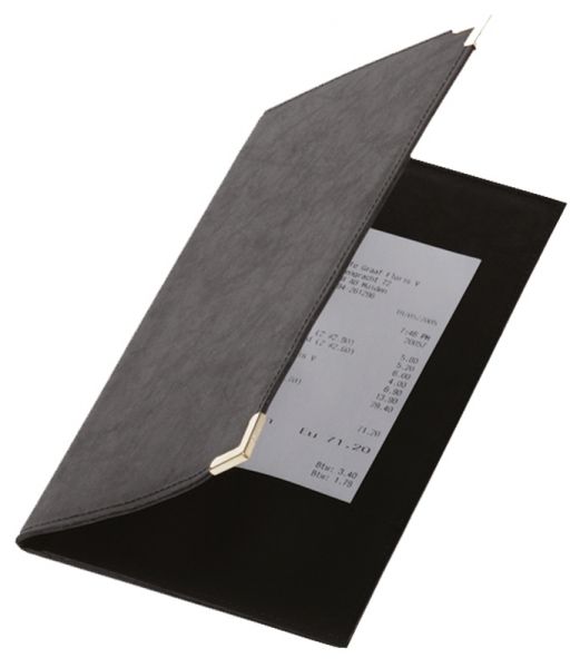 Rechnungsmappe mit Metallecken, 23 x 13 cm