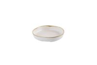 Churchill, Stonecast : Barley White - Teller tief organisch m. erhöhten Rand, 23 x 4,5 cm Churchill, Stonecast : Barley White - Teller tief organisch m. erhöhten Rand, 23 x 4,5 cm