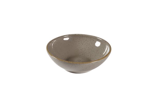 Churchill, Stonecast : Peppercorn Grey - Schale flach, 13 cm/ 0,26 ltr.