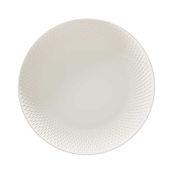 Bauscher, Purity Reflections : Teller flach rund coup Relief, bonewhite, 27 cm