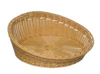 Korb, rund, D: 31/ 37 cm, H: 12 / 6 cm, PP, Fb. hellbeige Korb, rund, D: 31/ 37 cm, H: 12 / 6 cm, PP, Fb. hellbeige