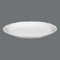 Seltmann Weiden, Salzburg - Platte oval, weiss uni, 31 cm Seltmann Weiden, Salzburg - Platte oval, weiss uni, 31 cm