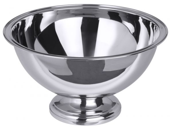 Champagnerkühler mit extra breitem Rand, Edelstahl, I: 15 ltr., D: 40 cm, H: 30 cm