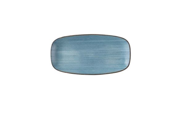 Churchill, Stonecast Raw : Teal Vellum - Chefs Platte rechteckig, 29,8 x 15,3 cm