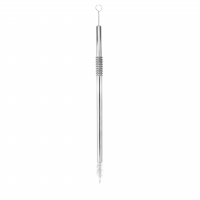 Vorschau: Biegsame Edelstahl- Trinkhalme (1 VE = 50 Stück), Farbe: silber, D: 9 mm, L: 28 cm Vorschau: Biegsame Edelstahl- Trinkhalme (1 VE = 50 Stück), Farbe: silber, D: 9 mm, L: 28 cm