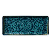 Heart & Soul, Mirage : Indigo - Platte rechteckig, 35 x 15 cm Heart & Soul, Mirage : Indigo - Platte rechteckig, 35 x 15 cm