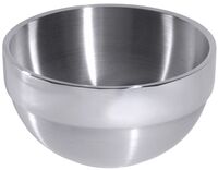Servierschüssel doppelwandig, I: 3 ltr., D: 22,5 cm, H: 13 cm, Edelstahl Servierschüssel doppelwandig, I: 3 ltr., D: 22,5 cm, H: 13 cm, Edelstahl