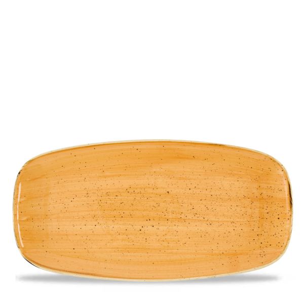Churchill, Stonecast : Tangerine - Chefs Platte rechteckig, 29,8 x 15,3 cm