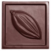 Schokoladen- Form Prägung Kakaobohne, 275 x 135 mm, 3 x 7 Stück 34 x 34 x 5 mm Schokoladen- Form Prägung Kakaobohne, 275 x 135 mm, 3 x 7 Stück 34 x 34 x 5 mm