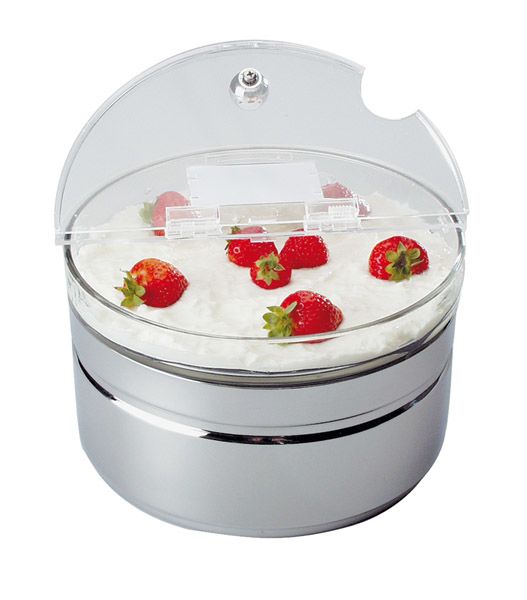 Kühlschale Maxi TOP FRESH, D: 23 cm, H: 14 cm, 2,5 ltr., 4-teilig, Gefäß hochglanzpoliert