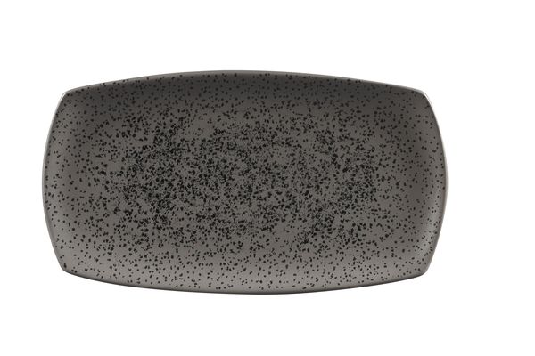 Churchill, Menu Shades : Caldera Flint Grey - Platte rechteckig 35,5 x 19 cm