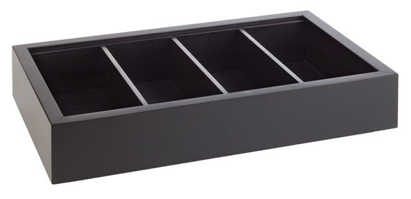 Besteck / UniversalBox FRAMES 53 x 32,5 cm, H: 11 cm Buche, massiv, wenge