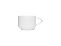 Bauscher, Enjoy - Kaffee-Obere stpb., weiss, uni, 0,18 ltr. Bauscher, Enjoy - Kaffee-Obere stpb., weiss, uni, 0,18 ltr.