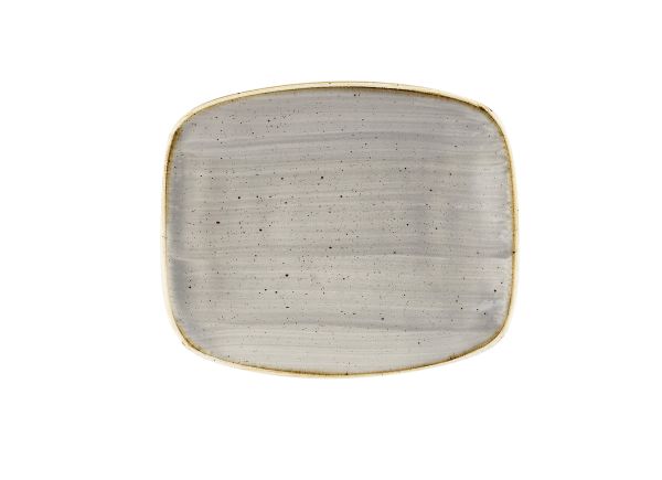 Churchill, Stonecast : Peppercorn Grey - Chefs Platte rechteckig 23,7 x 15,7 cm