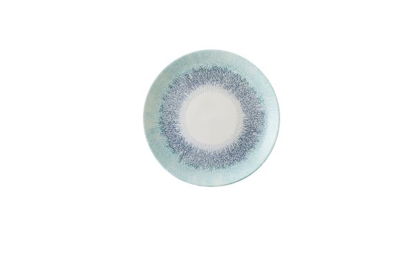 Churchill, Fusion : Aquamarine - Teller flach Coup, 21,7 cm