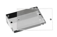 Kartenhalter 2er Set, 9 x 3 x 5,5 cm, Acryl, 40 Beschriftungskarten Kartenhalter 2er Set, 9 x 3 x 5,5 cm, Acryl, 40 Beschriftungskarten