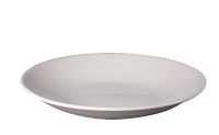 Churchill, Bamboo - Teller tief Coup, uni/ weiss, 25,5 cm Churchill, Bamboo - Teller tief Coup, uni/ weiss, 25,5 cm