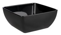 Schale PURE 32 x 32 cm, H: 14 cm, Melamin, schwarz, 8 ltr. Schale PURE 32 x 32 cm, H: 14 cm, Melamin, schwarz, 8 ltr.