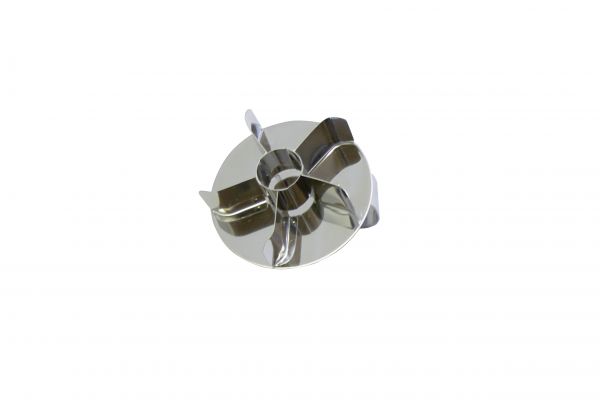 Kaisersemmeldrücker aus Edelstahl, gross,mit Loch, D: 80 mm