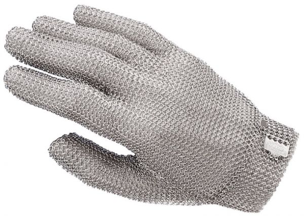 Stechschutzhandschuh, Edelstahldraht, Größe M, L: 23 cm