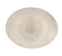 Churchill, Raku : Agate Grey - Teller/ Platte flach oval Coup 31,7 x 25,5 cm Churchill, Raku : Agate Grey - Teller/ Platte flach oval Coup 31,7 x 25,5 cm