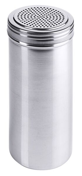 Streuer ohne Griff, I: 0,6 ltr., D: 7 cm, H: 18,5 cm, Edelstahl