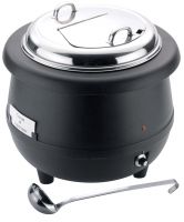 Suppenterrine, elektrisch mit Schöpfkelle, PP, I: 10 ltr., D: 39 cm, H: 35 cm Suppenterrine, elektrisch mit Schöpfkelle, PP, I: 10 ltr., D: 39 cm, H: 35 cm