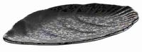 Tablett GLAMOUR 25 x 15,5 cm, H: 1,5 cm, oval, Melamin, matt-schwarz Tablett GLAMOUR 25 x 15,5 cm, H: 1,5 cm, oval, Melamin, matt-schwarz